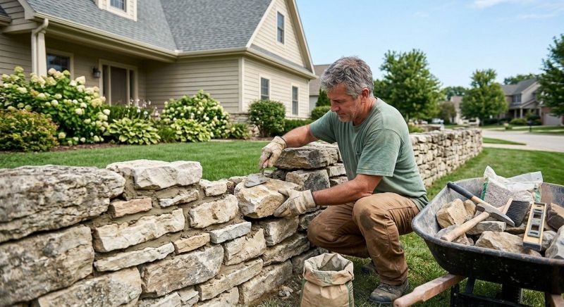 Brick Fence Repair in Broward County, FL