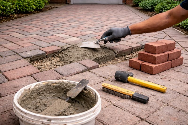 Brick Flatwork Repair in Deerfield Beach, FL