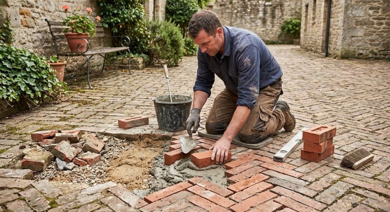 Brick Flatwork Repair in Hollywood, FL