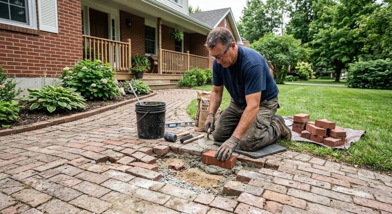 Brick Flatwork Repair in Miami Dade County, FL