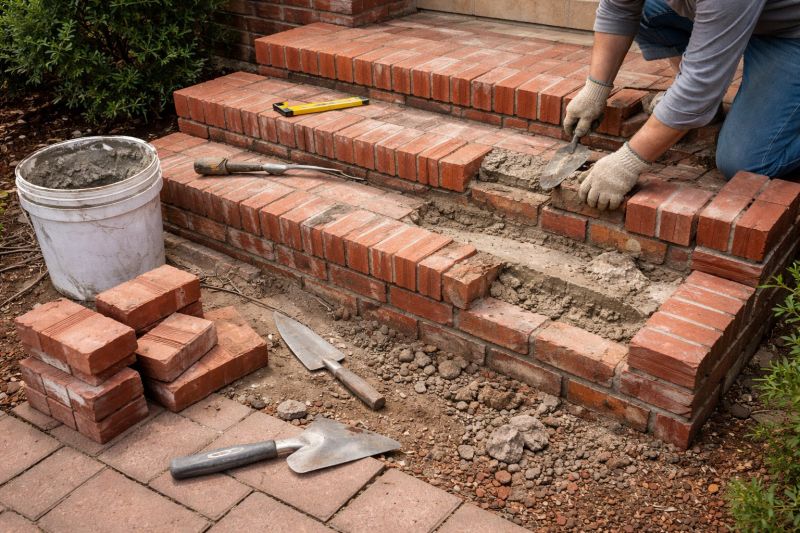 Brick Stairs Repair in Boca Raton, FL