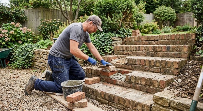 Brick Stairs Repair in North Miami Beach, FL