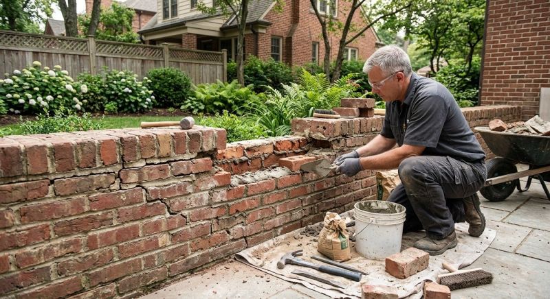 Brick Wall Repair in Hollywood, FL
