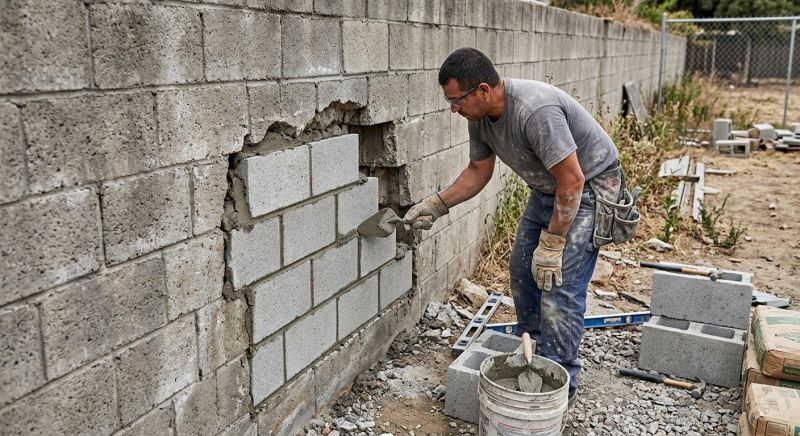 Concrete Block Repair in Deerfield Beach, FL