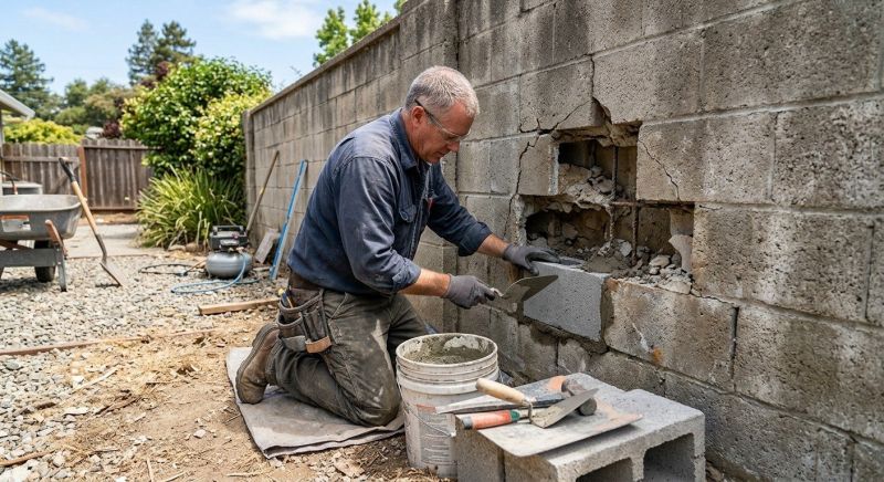 Masonry Wall Repair in Broward County, FL