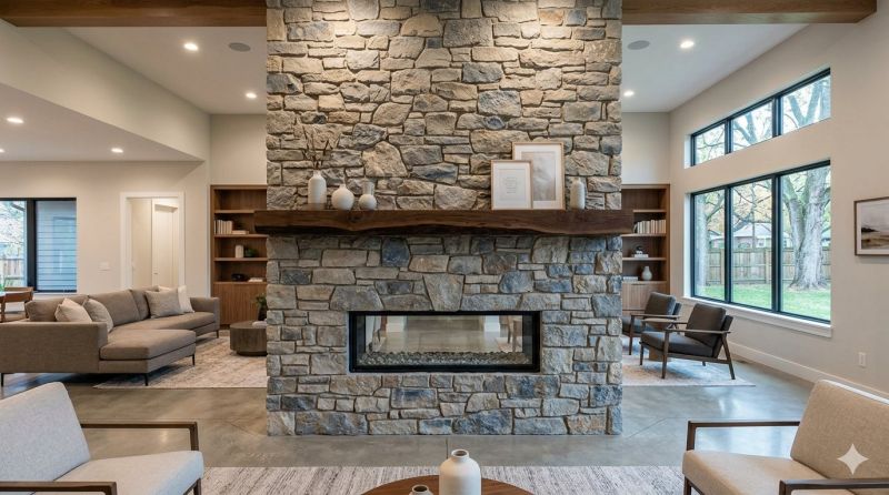 Stone Chimney Installation in Broward County, FL