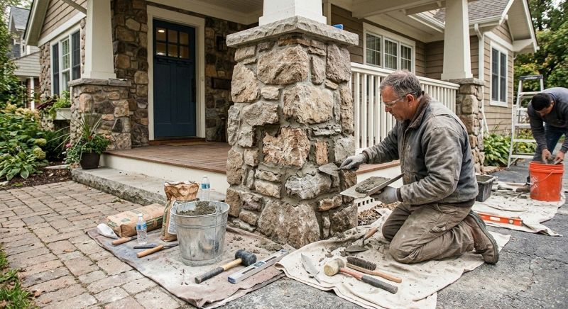Stone Column Repair in Broward County, FL