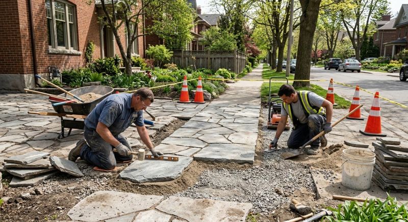 Stone Walkway Repair in Broward County, FL