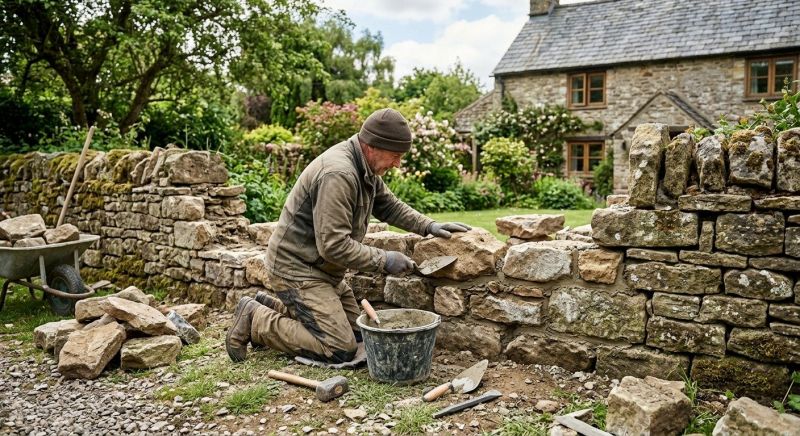 Stone Wall Repair in Pompano Beach, FL